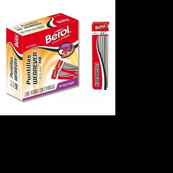 PUNTILLAS 0.5M HB WEAREVER P-100 TUBO C12. E.10 C.350